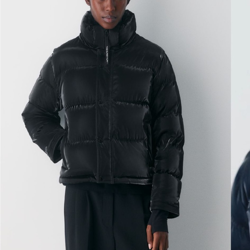 Aritzia Black Super Puff Jacket - image 4